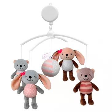 Baby Mix zenélő -forgó  Nyúl/Maci