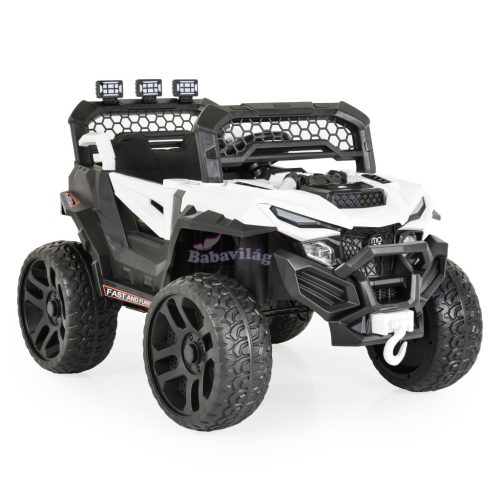 BO DUST DY-8888 elektromos autó, 4motoros, 12V/7A BUGGY FEHÉR 