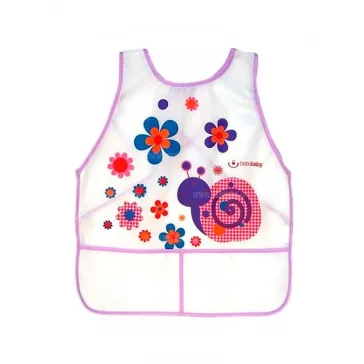 Bobobaby tépőzáras előke 36hó+ - Pink csigás 