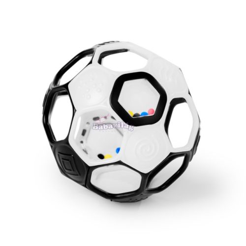BRIGHT STARTS OBALL Grippin Goals kézügyesség fejlesztő 10cm black & white