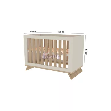 Sienna Cashmere átalakítható 120-as babaágy