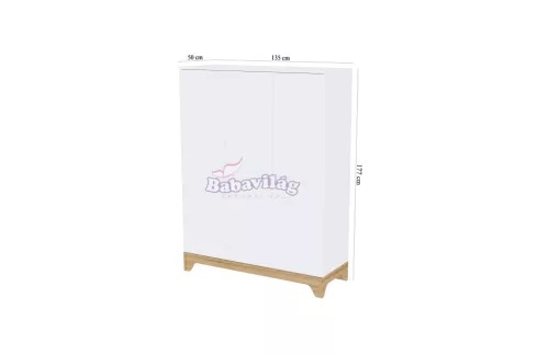 Lumina White 3 osztású szekrény