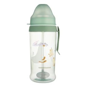   Canpol kiömlésmentes kulacs szívószállal és súllyal 350 ml - Liba