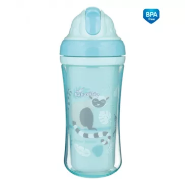Canpol 260ml szívószálas itató Lemur