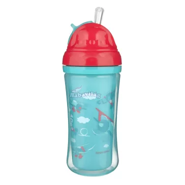 Canpol 260ml szívószálas itató Planes