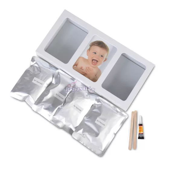 Mould 3d kéz és láblenyomat készítő képkeret 
