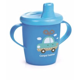 Canpol 250 ml csöpögésmentes itatópohár -kék