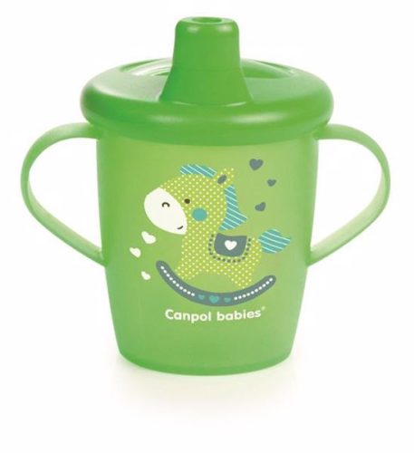 Canpol 250 ml csöpögésmentes itatópohár -zöld