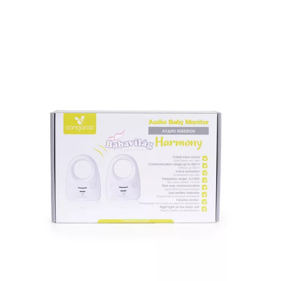 HARMONY bébiőr digitális 2,4GHz, 2irányú, éjszakai fénnyel 