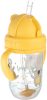 Canpol Innovatív itatópohár szívószállal 270 ml sárga