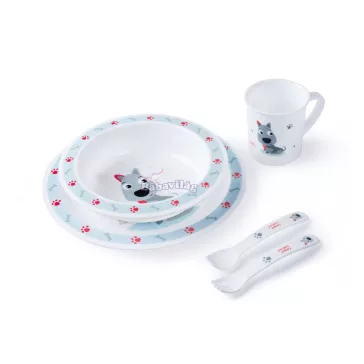 Canpol babies műanyag étkészlet 12+ kutya