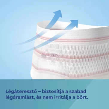   Légáteresztő szülés utáni bugyi 2 az 1-ben betéttel L/XL