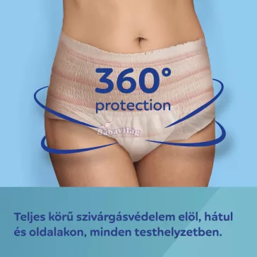   Légáteresztő szülés utáni bugyi 2 az 1-ben betéttel L/XL