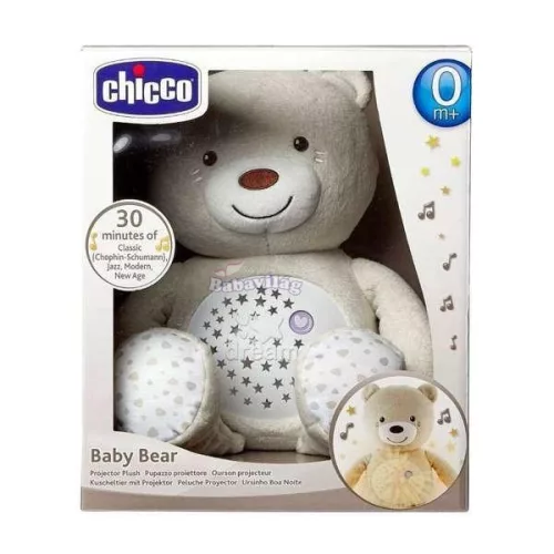 Chicco plüss projektoros maci-bézs