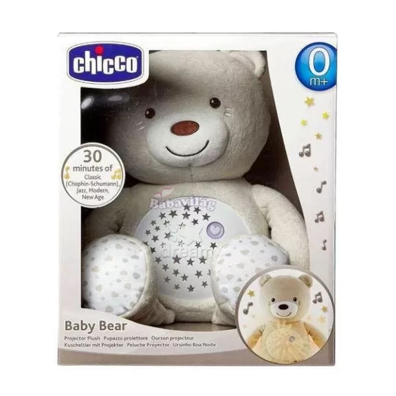 Chicco plüss projektoros maci-bézs