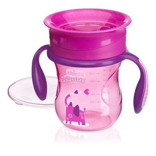 Chicco Perfect 360° itatópohár 200 ml  elefánt