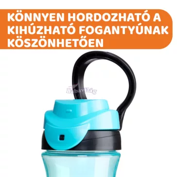   Chicco Kids Travel Cup 350ml pohárperemű itató 2év+ 0% BPA kék