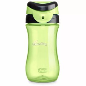   Chicco Kids Travel Cup 350ml pohárperemű itató 2év+ 0% BPA zöld