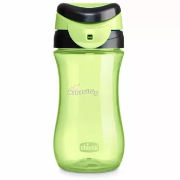   Chicco Kids Travel Cup 350ml pohárperemű itató 2év+ 0% BPA zöld