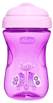 Chicco Easy Cup itatópohár 2in1 12m+ 266ml madaras