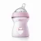 Chicco NaturalFeeling cumisüveg közepes folyású ferde cumival - 250 ml pink