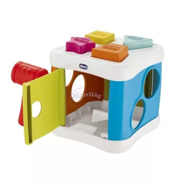 CHICCO - Sort&Beat 2in1 játékkocka, 6m+