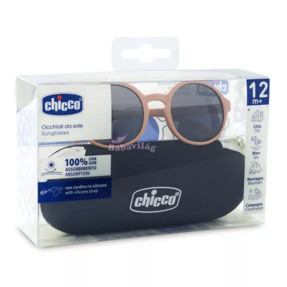 Chicco gyerek napszemüveg 12m+ Narancs