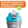 Chicco Kids Pop Up 350ml szívószálas kulacs 2év+ kék