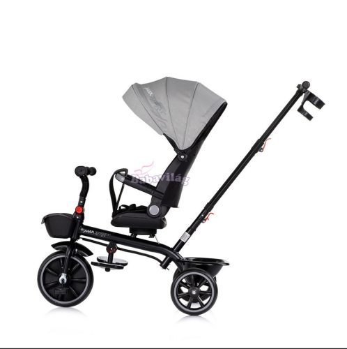Chipolino Max Sport tricikli kupolával - charcoal 