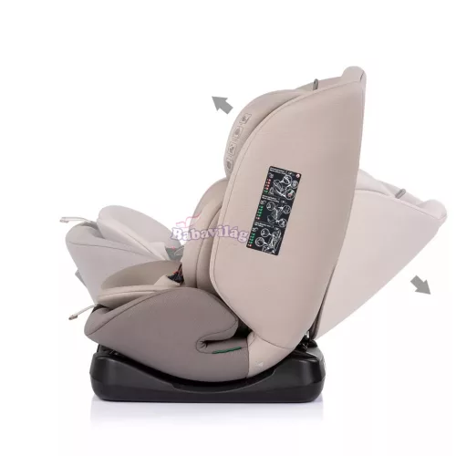 Chipolino Mondial autósülés I-Size 40-150cm - latte 