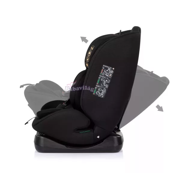 Chipolino Mondial autósülés I-Size 40-150cm - noir 