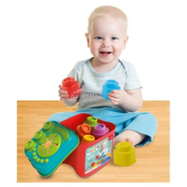   Clementoni Clemmy Baby Érzékelést fejlesztő doboz puha kockákkal