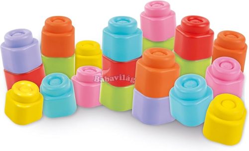 Clementoni Clemmy Puha építőkockák - 20 db-os 