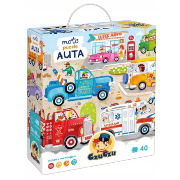 Puzzle Autók 40 db-os 