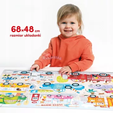 Puzzle Autók 40 db-os 