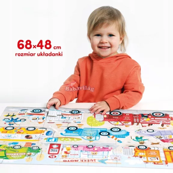 Puzzle Autók 40 db-os 