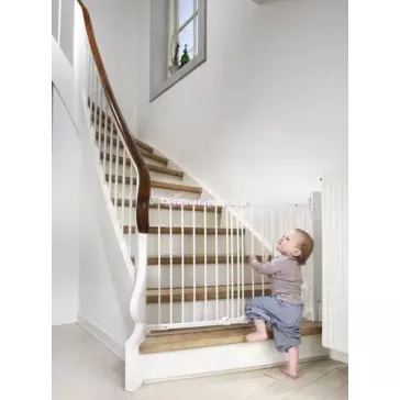   Babydan Flexi Fit fehér fém baba biztonsági rács 67-105,5 cm