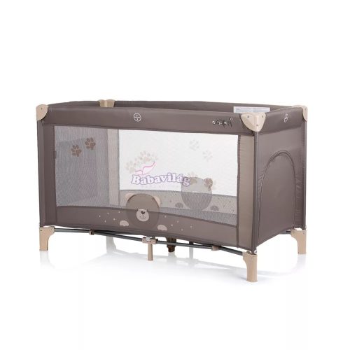 Chipolino Capri/Relax fix utazóágy - Bear Beige 