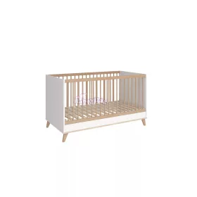 Faktum FLIP White & Oak -átalakítható 140-es babaágy 