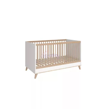 Faktum FLIP White & Oak -átalakítható 140-es babaágy 