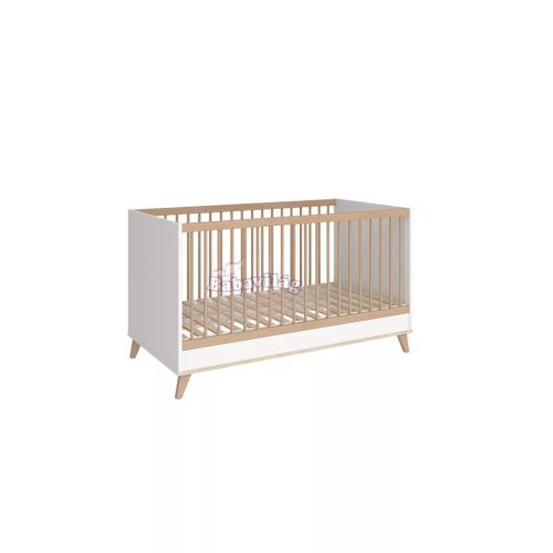 Faktum FLIP White & Oak -átalakítható 140-es babaágy 