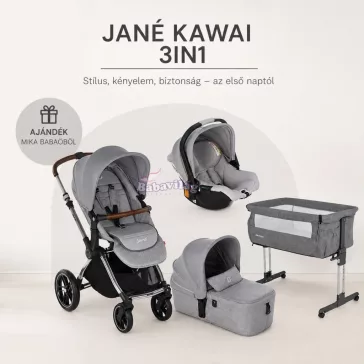 Jané Kawai babakocsi 3in1 + ajándék Mika babaöböl