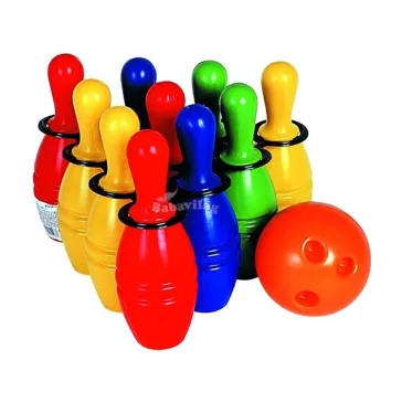 Műanyag bowling 10 darabos készlet
