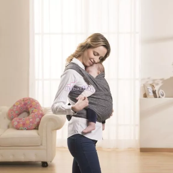 Boppy hordozókendő Comfy Fit Grey