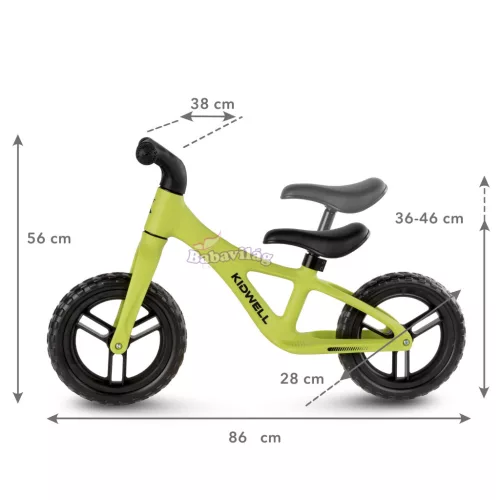 Kidwell Jogo futóbicikli - lime
