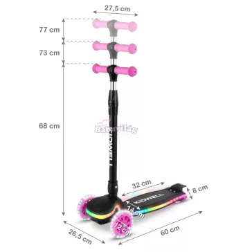 LUMO LED roller Pink