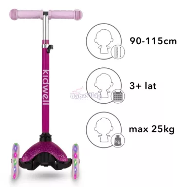 Kidwell roller UNO Glitter Pink