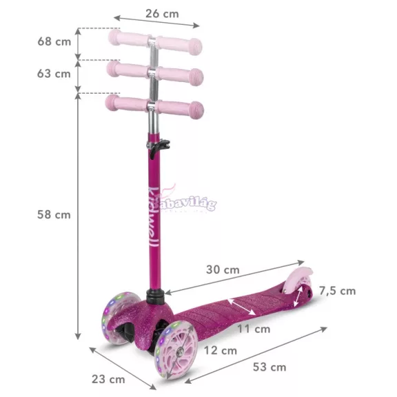 Kidwell roller UNO Glitter Pink