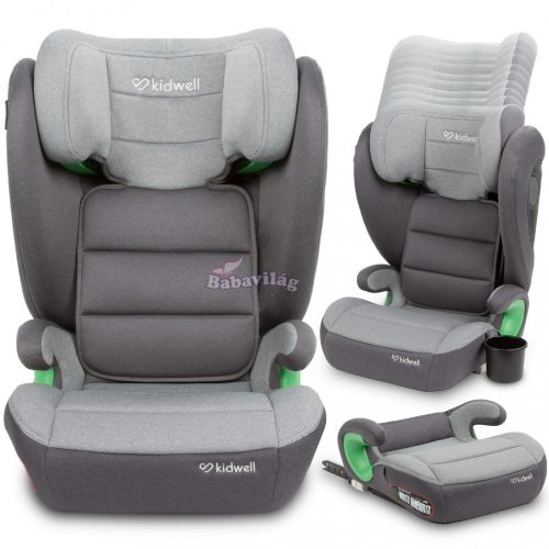 Kidwell Weston Isofix gyerekülés I-Size 100-150cm (15-36kg) szürke 
