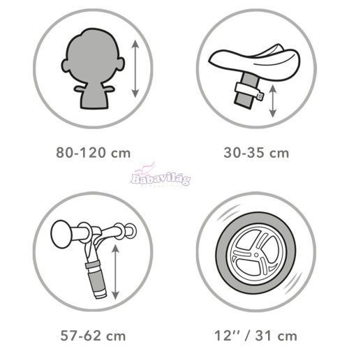 Rebel futóbicikli Yellow